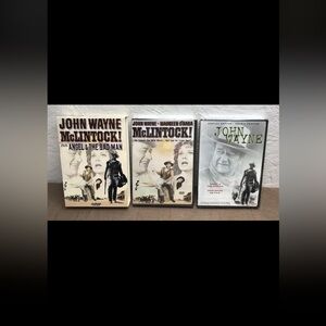 New John Wayne 2-DVD Set McLintock! / Angel and the Badman 2004 Classic Western
